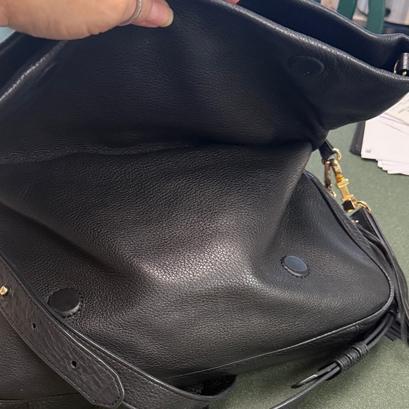 Tory Burch Black Crossbody Bag with Gold Accent - Picture 7 of 8